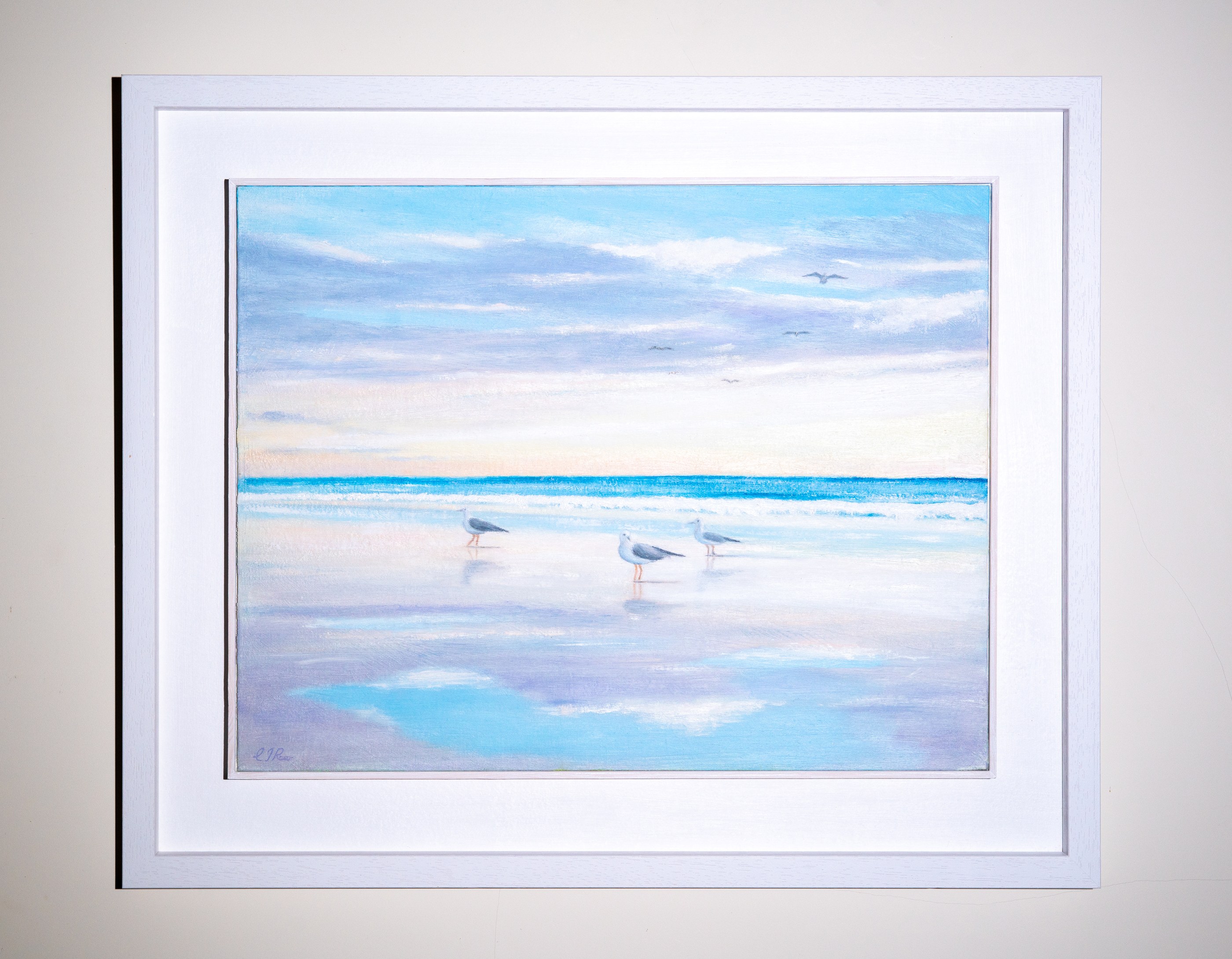 Gulls on the Shore — Original